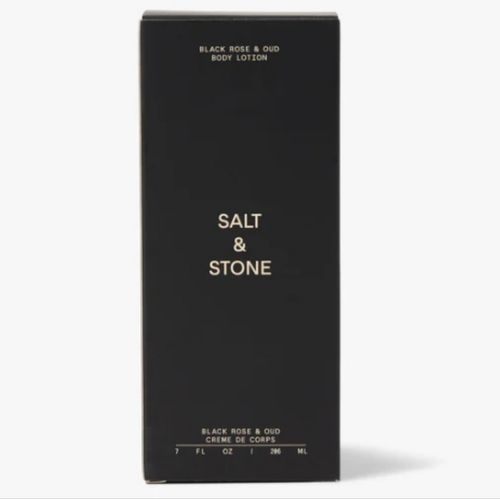 Salt & Stone Black Rose Body Lotion New In Box Pump Bottle - Picture 2 of 4